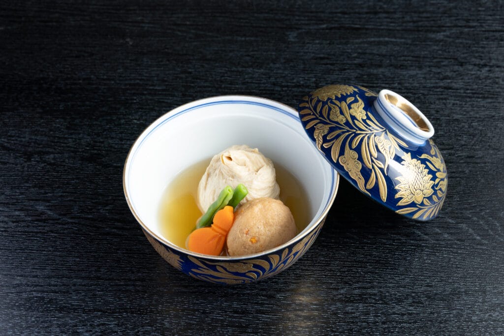手繰り湯波含め煮